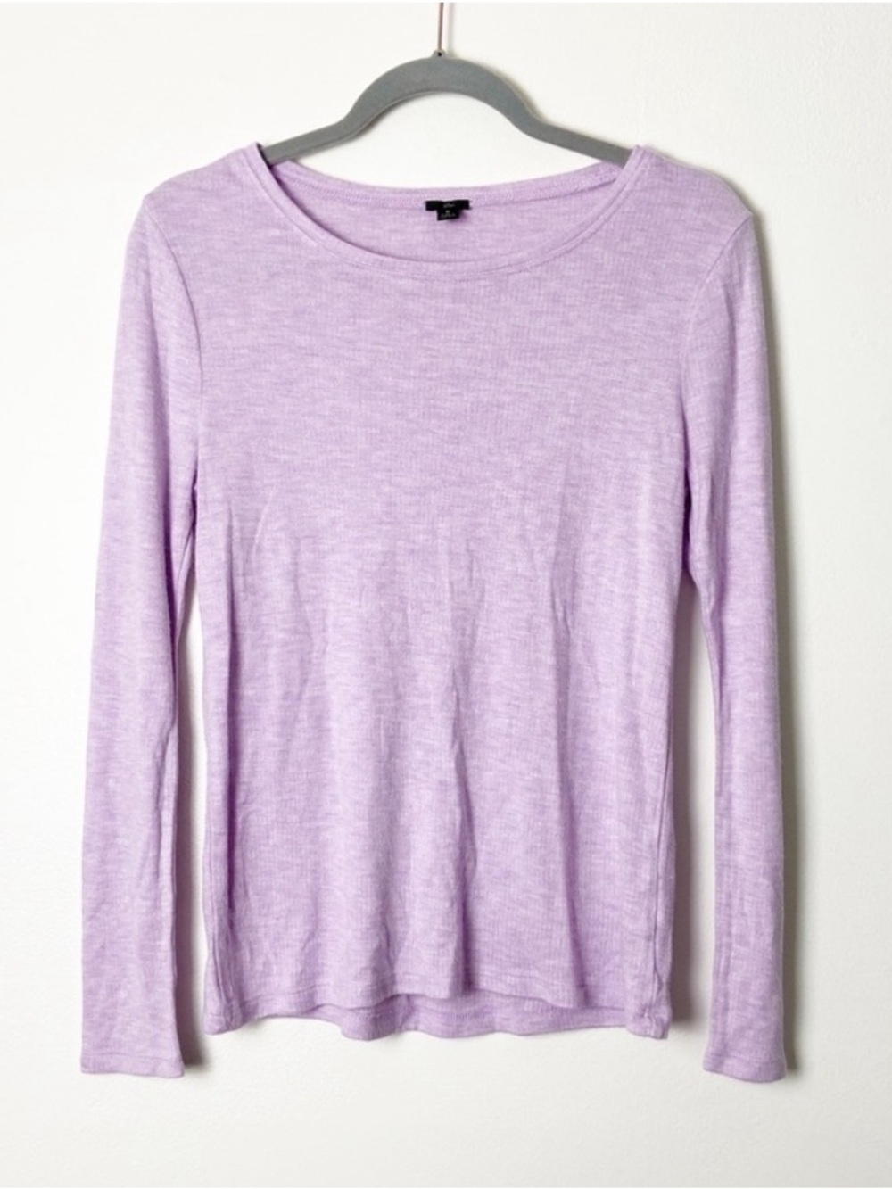 J Crew Light Purple Long-Sleeve Women's Top Size Small